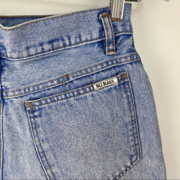 Vintage Bill‎ Blass High-Waist Distress Shorts size 10 - Picture 3 of 11